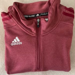 Brand new, red men’s Adidas zip up pullover.  Size XXL